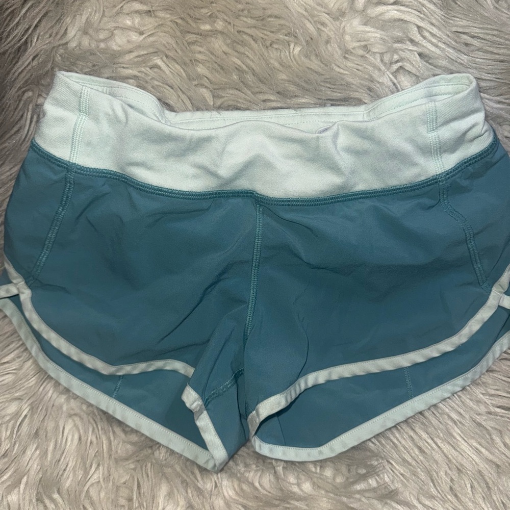 Ivivva Teal and White Kids Shorts